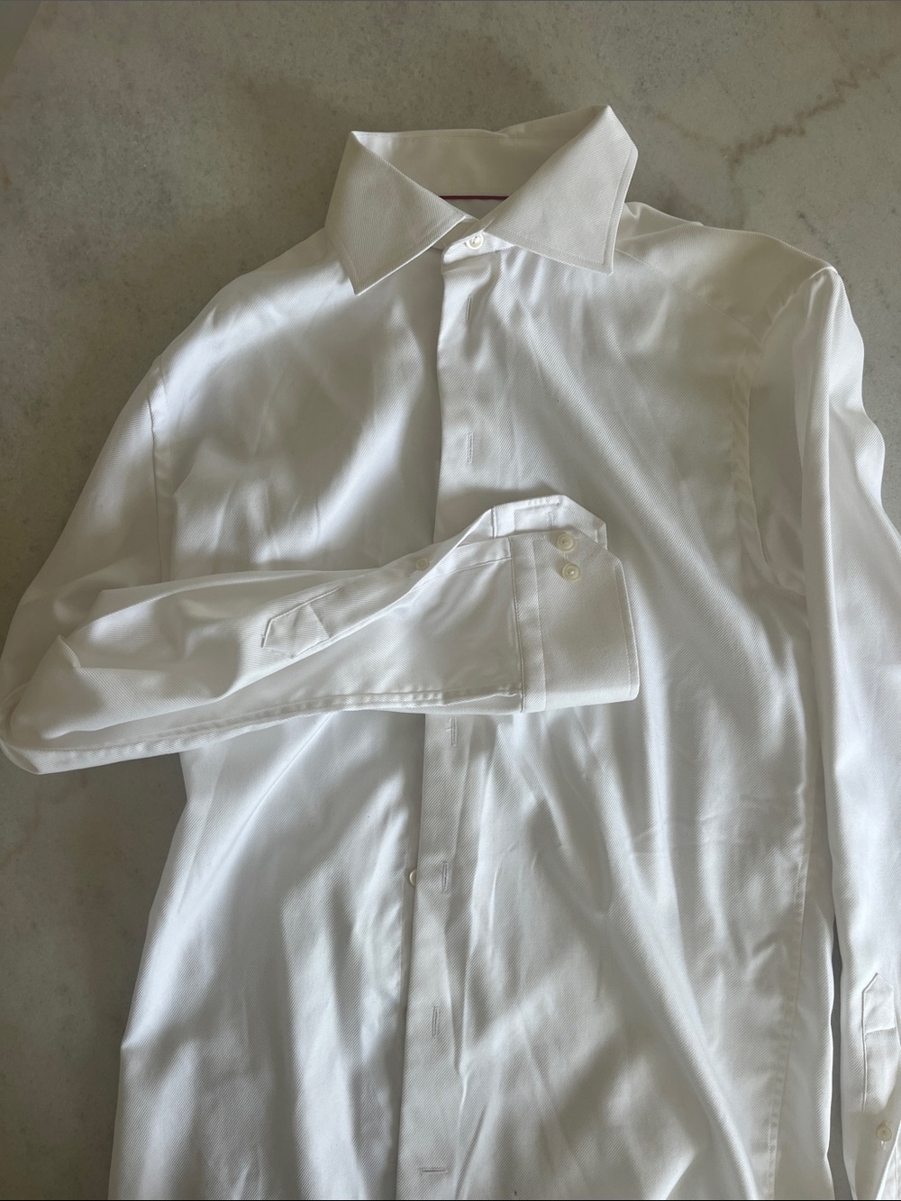 Eton White Spread-Collar Dress Shirt